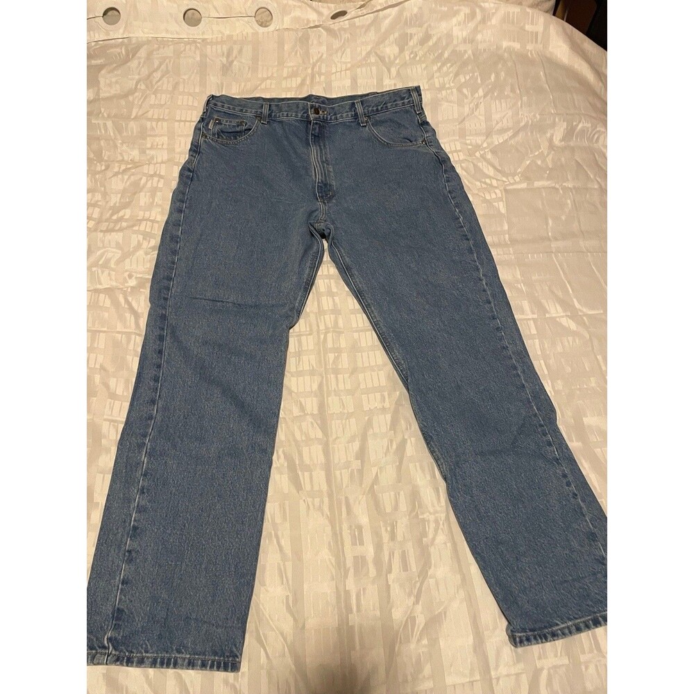 Carhartt Denim Blue Jeans  Men’s 42x34 Straight Traditional Fit